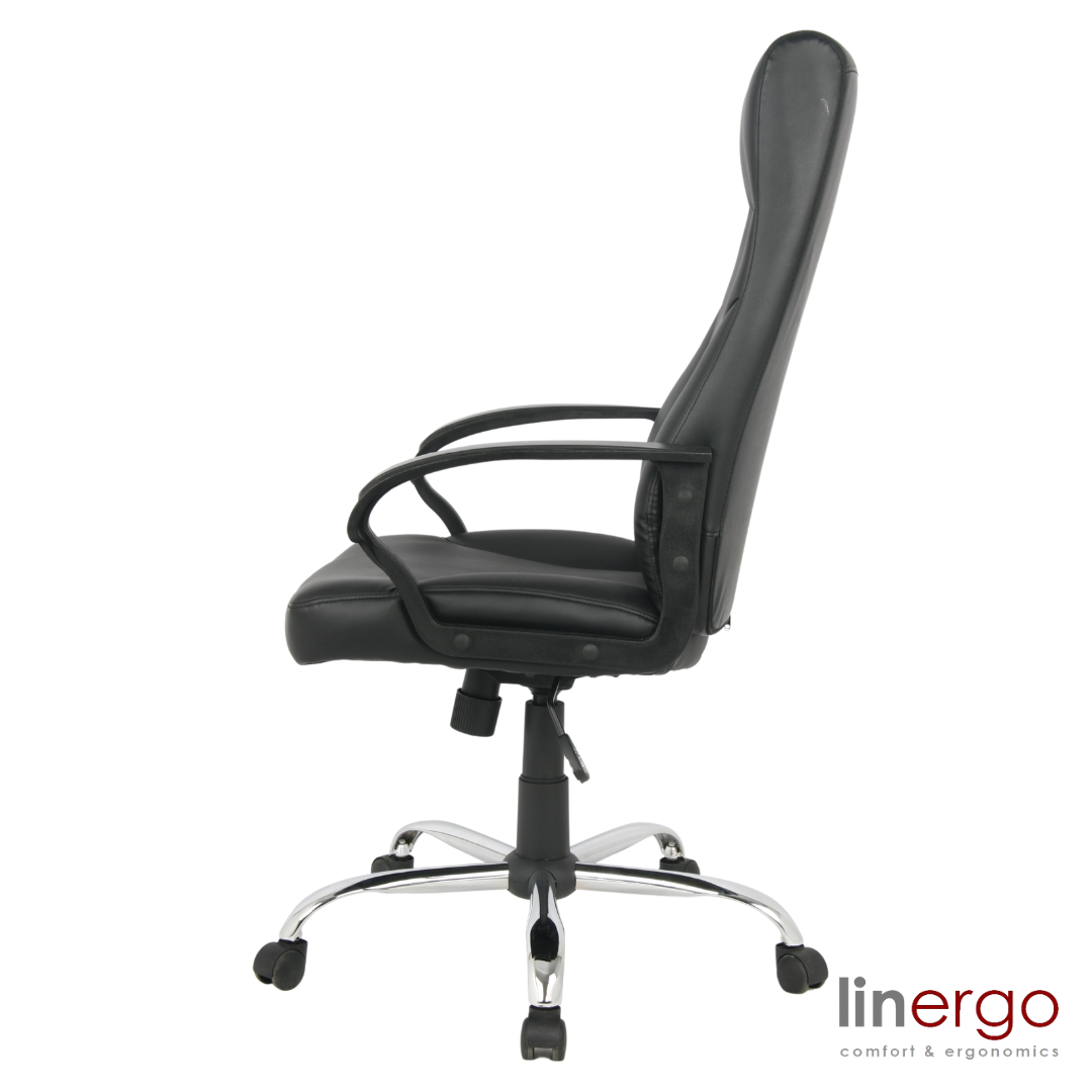 Office Chair Spark Ergo | size: Width: 62cm, Height: 127cm, Depth: 56cm | color: Black | image: 1 | variant: 1014105