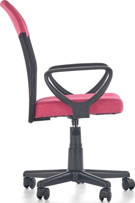 Office Chair Timmy | size: Width: 52cm, Height: 91cm, Depth: 59cm | color: Pink | image: 2 | variant: 1005170