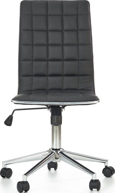 Office Chair Tirol | size: Width: 44cm, Height: 107cm, Depth: 46cm | color: Black | image: 3 | variant: 1005177