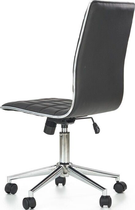 Office Chair Tirol | size: Width: 44cm, Height: 107cm, Depth: 46cm | color: Black | image: 5 | variant: 1005177