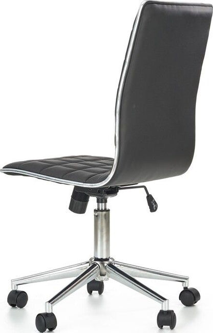 Office Chair Tirol | size: Width: 44cm, Height: 107cm, Depth: 46cm | color: Black | image: 5 | variant: 1005177