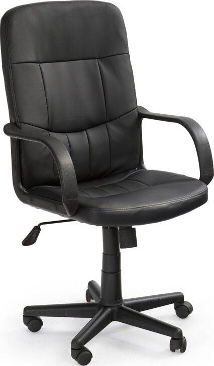 Office Chair Trento | size: Width: 58cm, Height: 110cm, Depth: 60cm | color: Black | image: 1 | variant: 1002876