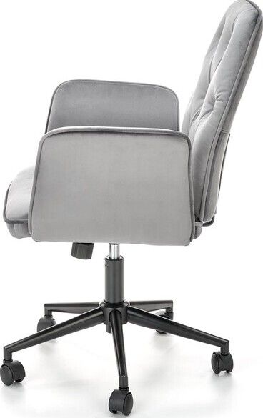 Office Chair Tulip | size: Width: 65cm, Height: 100cm, Depth: 63cm | color: Gray | image: 3 | variant: 1005185