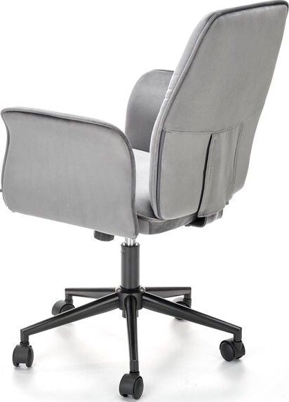 Office Chair Tulip | size: Width: 65cm, Height: 100cm, Depth: 63cm | color: Gray | image: 4 | variant: 1005185