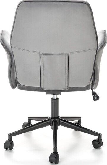 Office Chair Tulip | size: Width: 65cm, Height: 100cm, Depth: 63cm | color: Gray | image: 5 | variant: 1005185