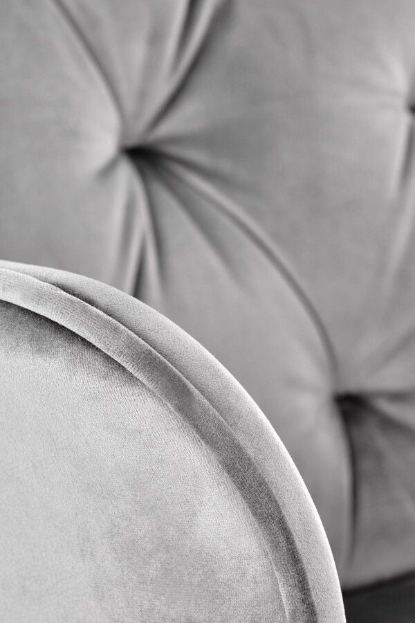 Office Chair Tulip | size: Width: 65cm, Height: 100cm, Depth: 63cm | color: Gray | image: 6 | variant: 1005185