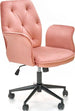 Office Chair Tulip | size: Width: 65cm, Height: 100cm, Depth: 63cm | color: Pink | image: 1 | variant: 1005186