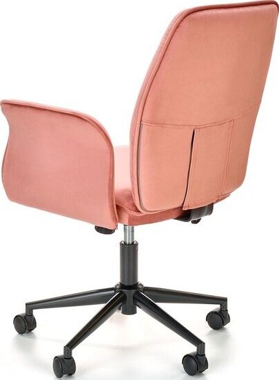 Office Chair Tulip | size: Width: 65cm, Height: 100cm, Depth: 63cm | color: Pink | image: 3 | variant: 1005186