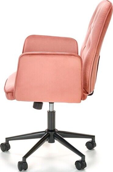Office Chair Tulip | size: Width: 65cm, Height: 100cm, Depth: 63cm | color: Pink | image: 4 | variant: 1005186