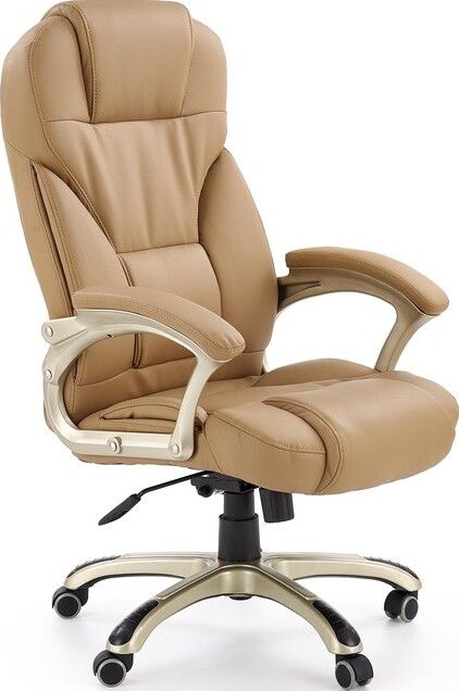 Office Chair Udine | size: Width: 70cm, Height: 119cm, Depth: 67cm | color: Beige | image: 1 | variant: 1002870