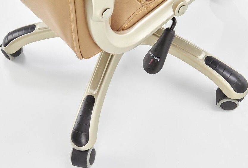 Office Chair Udine | size: Width: 70cm, Height: 119cm, Depth: 67cm | color: Beige | image: 6 | variant: 1002870