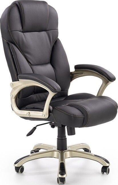 Office Chair Udine | size: Width: 70cm, Height: 119cm, Depth: 67cm | color: Black | image: 1 | variant: 1002871