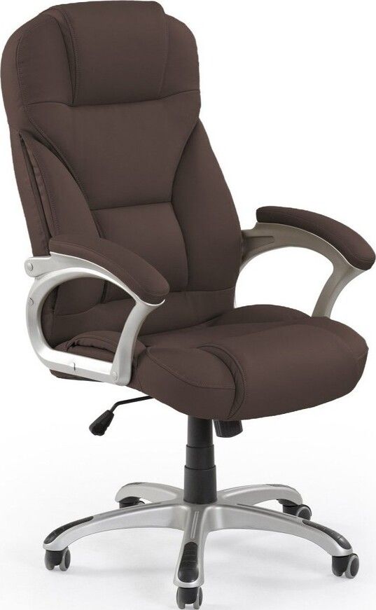 Office Chair Udine | size: Width: 70cm, Height: 119cm, Depth: 67cm | color: Brown | image: 1 | variant: 1002872
