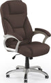 Office Chair Udine | size: Width: 70cm, Height: 119cm, Depth: 67cm | color: Brown | image: 1 | variant: 1002872