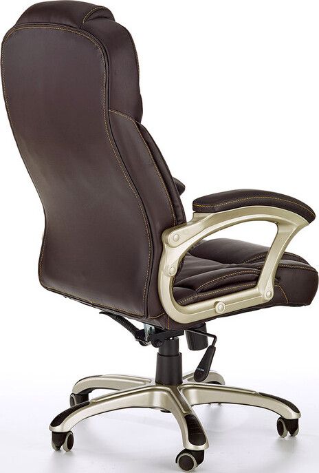 Office Chair Udine | size: Width: 70cm, Height: 119cm, Depth: 67cm | color: Brown | image: 3 | variant: 1002872