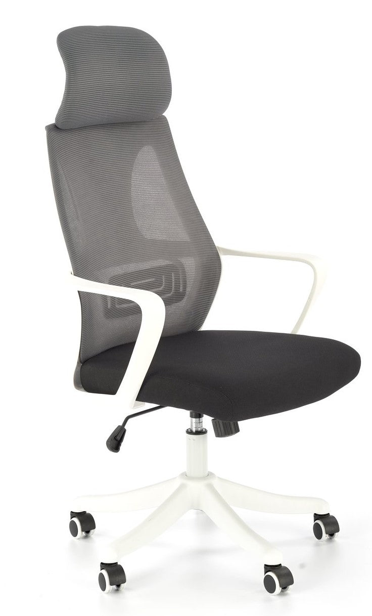 Office Chair Valdez 2 | size: Width: 62cm, Height: 116cm, Depth: 63cm | color: White/Black/Grey | image: 1 | variant: 1014097