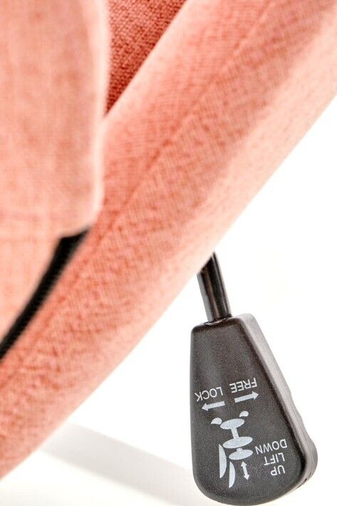 Office Chair Vercelli | size: Width: 54cm, Height: 111cm, Depth: 58cm | color: Pink | image: 5 | variant: 1002887