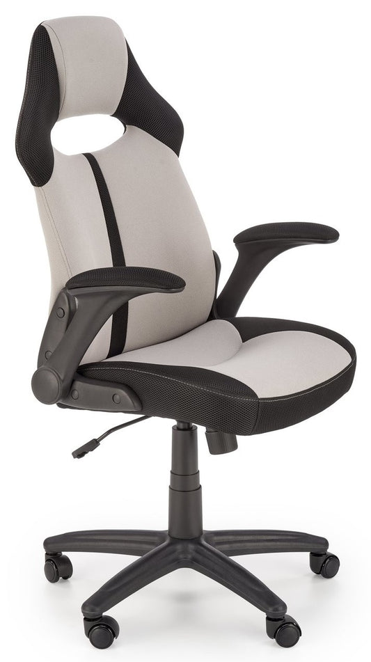 Office Chair Vicenza | size: Width: 65cm, Height: 110cm, Depth: 60cm | color: Black/Grey | image: 1 | variant: 1002864