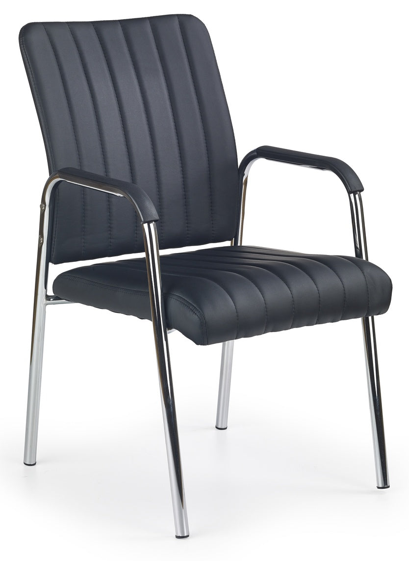 Office Chair Vigor | size: Width: 53cm, Height: 92cm, Depth: 58cm | color: Black | image: 0 | variant: 1017835