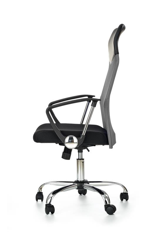 Office Chair Vire | size: Width: 61cm, Height: 120cm, Depth: 63cm | color: Black/Grey | image: 2 | variant: 1005193
