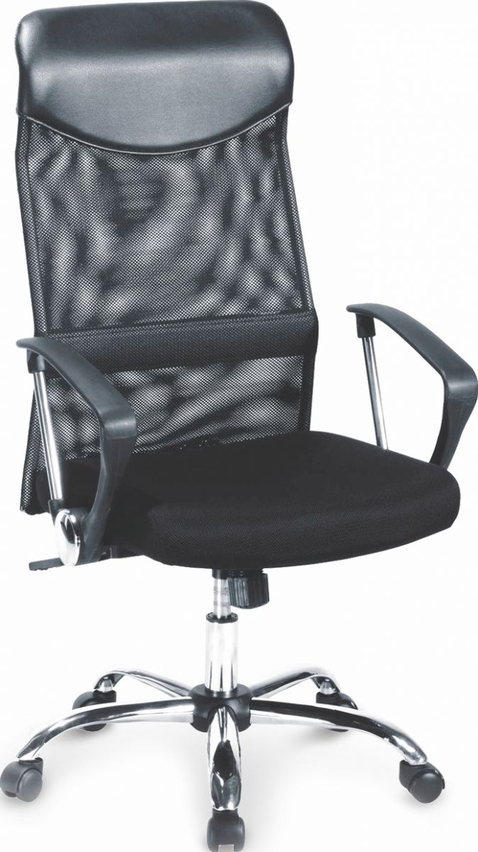 Office Chair Vire | size: Width: 61cm, Height: 120cm, Depth: 63cm | color: Black | image: 0 | variant: 1005192