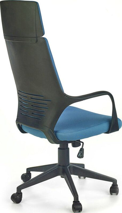 Office Chair Voyager | size: Width: 64cm, Height: 125cm, Depth: 61cm | color: Blue | image: 2 | variant: 1011556