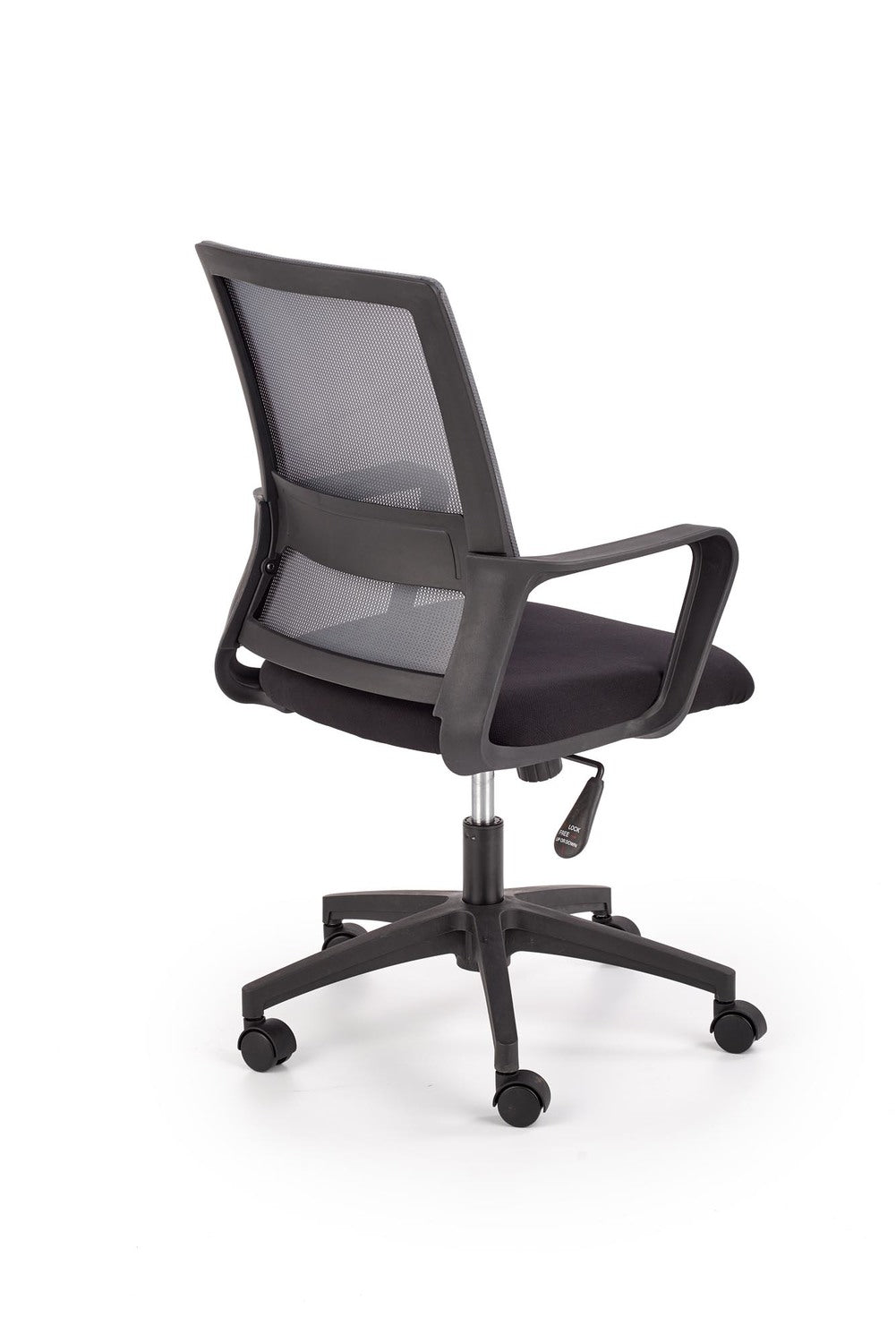 Office Chair West Jekabpils | size: Width: 57cm, Height: 100cm, Depth: 56cm | color: Black/Grey | image: 2 | variant: 1007569