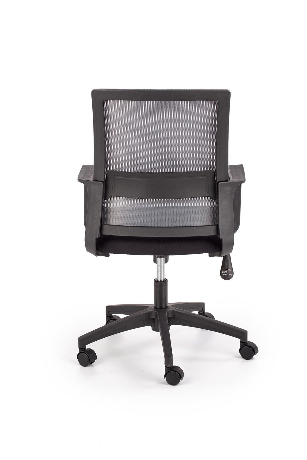 Office Chair West Jekabpils | size: Width: 57cm, Height: 100cm, Depth: 56cm | color: Black/Grey | image: 7 | variant: 1007569