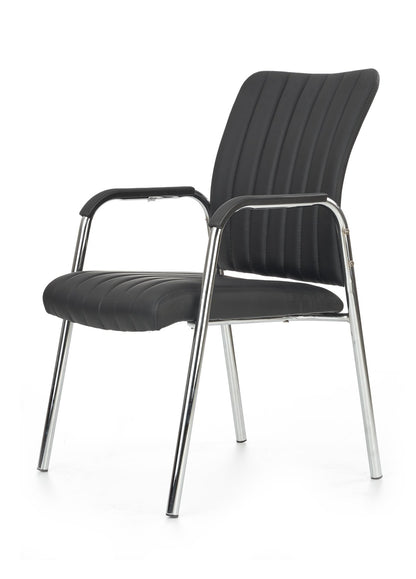 Office Chair West Klaipeda | size: Width: 53cm, Height: 92cm, Depth: 58cm | color: Black | image: 3 | variant: 1007574