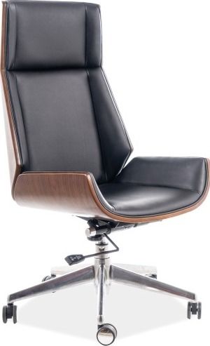 Office Chair West Limoges | size: Width: 57cm, Height: 110-119cm, Depth: 49cm | color: Black | image: 1 | variant: 1007737