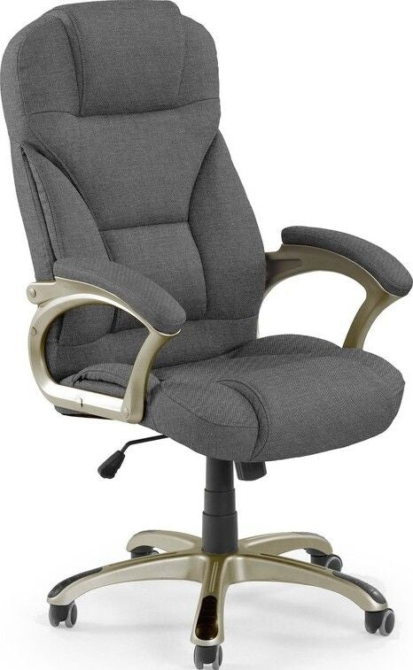 Office Chair West Oban | size: Width: 70cm, Height: 119cm, Depth: 67cm | color: Gray | image: 1 | variant: 1007099
