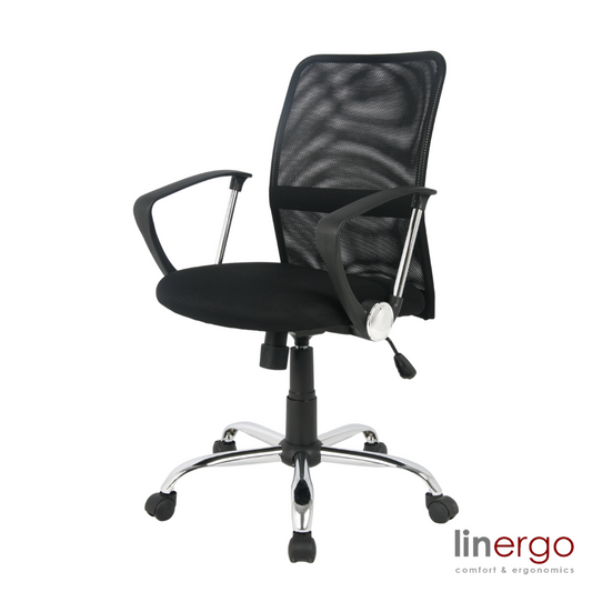 Office Chair West Petersburg | size: Width: 64cm, Height: 103cm, Depth: 53cm | color: Gray | image: 0 | variant: 1008086