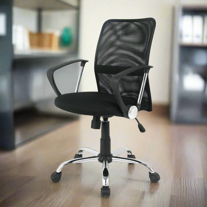 Office Chair West Petersburg | size: Width: 64cm, Height: 103cm, Depth: 53cm | color: Gray | image: 3 | variant: 1008086