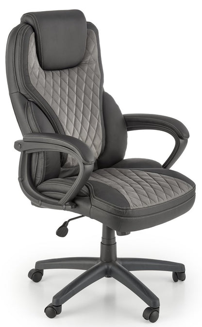 Office Chair West Pontypridd | size: Width: 65cm, Height: 113cm, Depth: 73cm | color: Black/Grey | image: 1 | variant: 1007426
