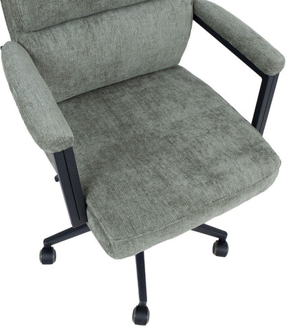 Office Chair Wrexham | size: Width: 65cm, Height: 115cm, Depth: 72cm | color: Green | image: 6 | variant: 1001221