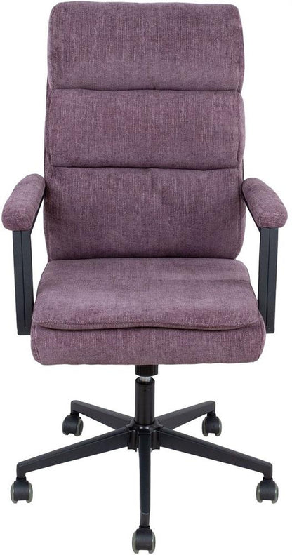 Office Chair Wrexham | size: Width: 65cm, Height: 115cm, Depth: 72cm | color: Violet | image: 2 | variant: 1001222