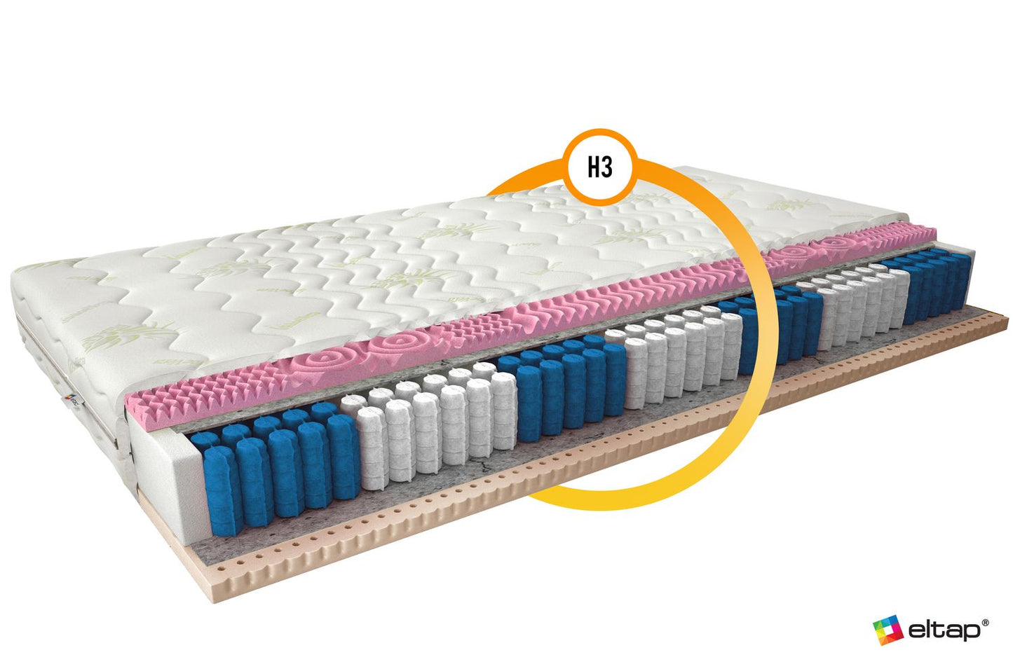 Pocket Spring Mattress Acapulco 26 | size: Length: 200cm, Width: 180cm | image: 1 | variant: 1013617