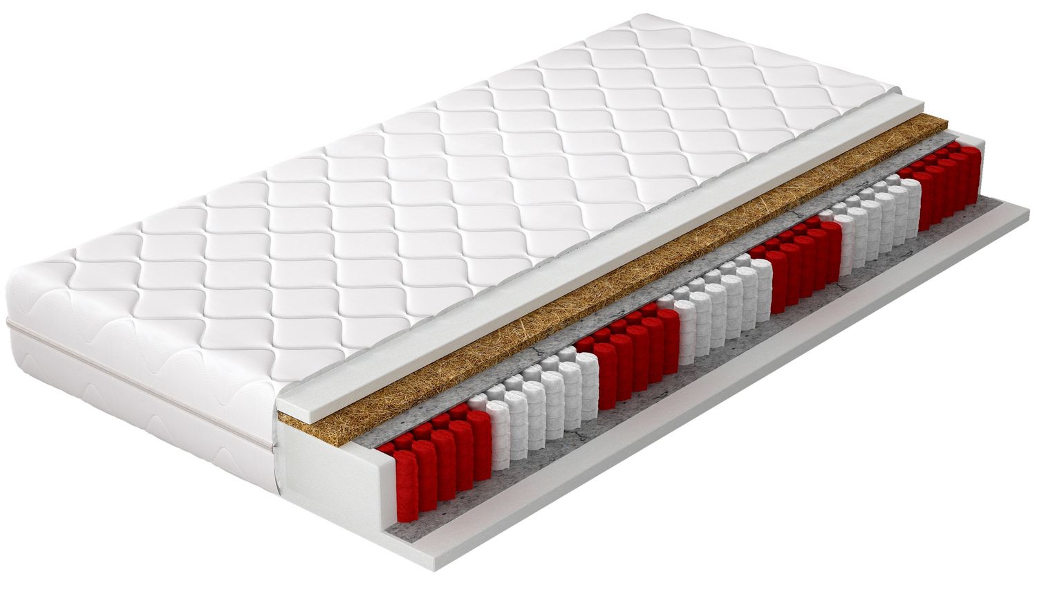Pocket Spring Mattress Amore | size: Length: 200cm, Width: 80cm | image: 0 | variant: 1013661