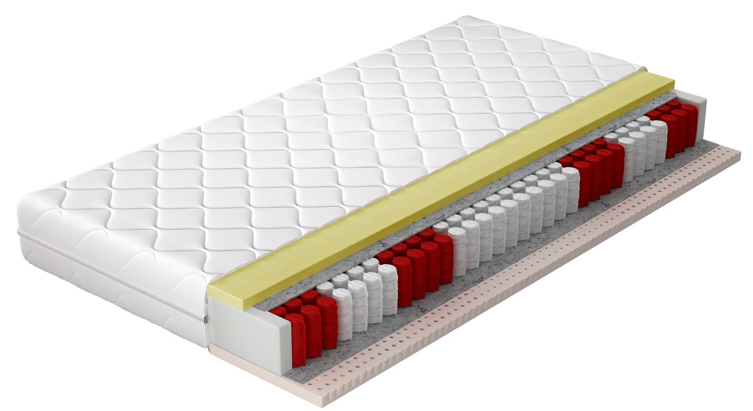 Pocket Spring Mattress Darwin | size: Length: 200cm, Width: 80cm | image: 0 | variant: 1014221