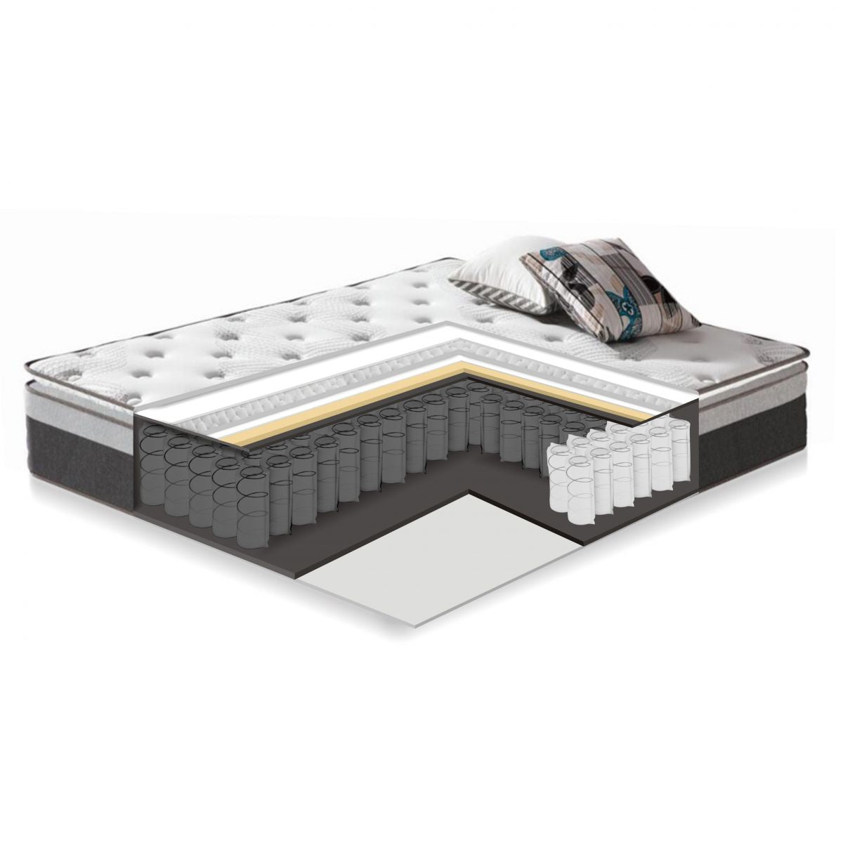 Pocket Spring Mattress Harmony Top Pocket 2 | size: Length: 200cm, Width: 140cm | image: 0 | variant: 1011005