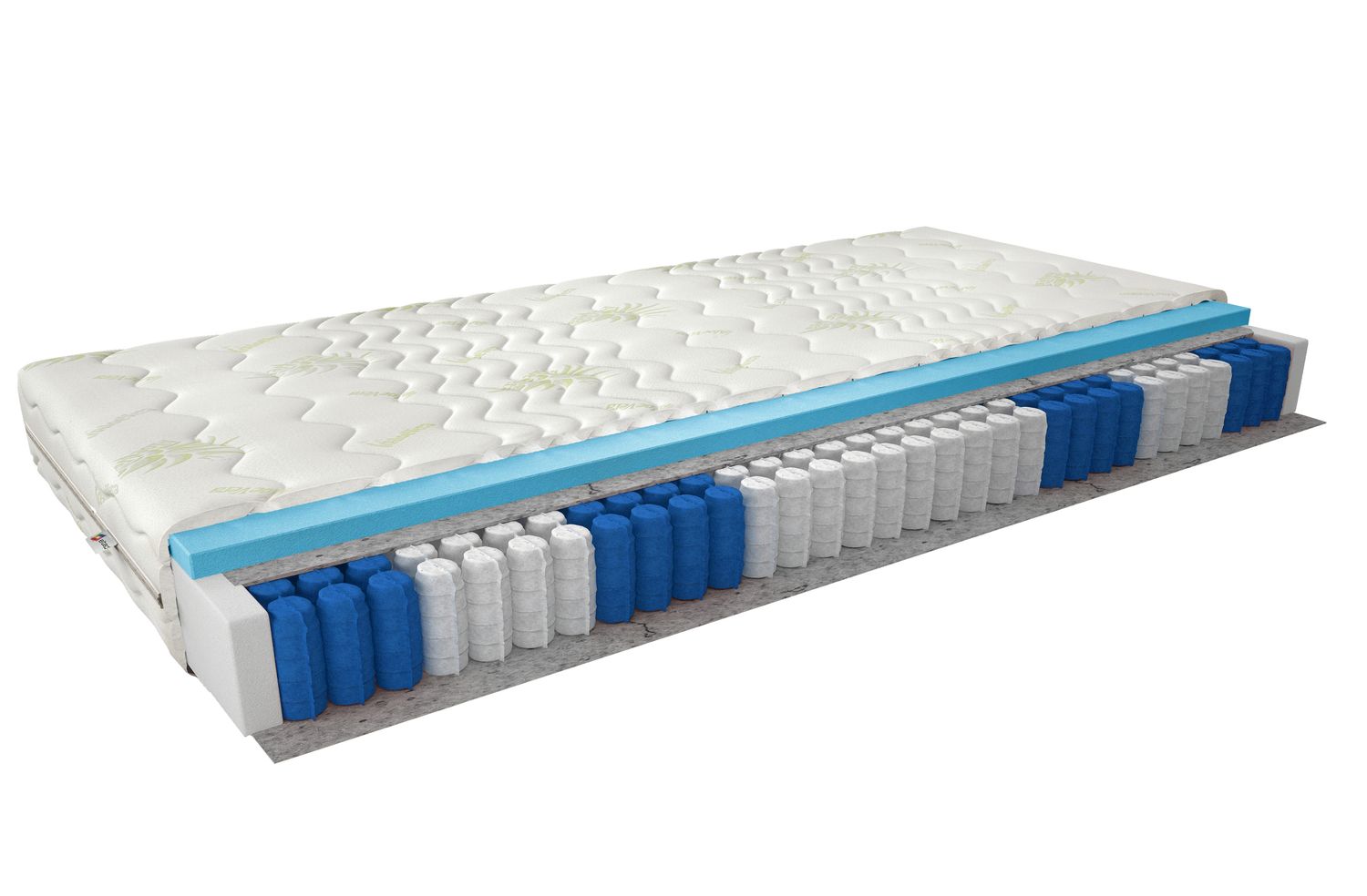 Pocket Spring Mattress Pedro 1 | size: Length: 200cm, Width: 80cm | image: 1 | variant: 1013312