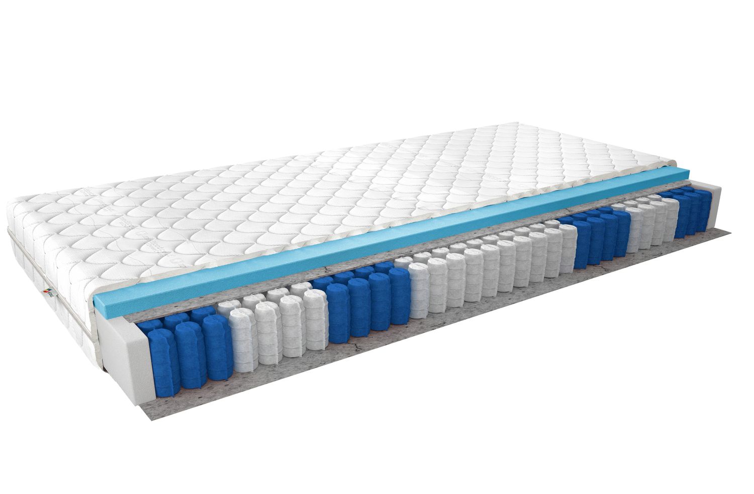 Pocket Spring Mattress Pedro 13 | size: Length: 200cm, Width: 120cm | image: 1 | variant: 1013324