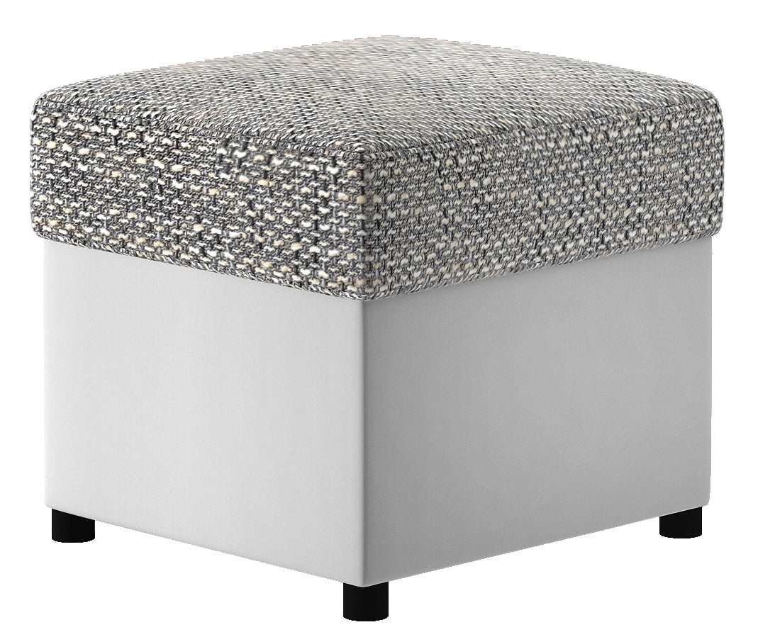 Pouf Aspen | size: Width: 45cm, Height: 42cm, Depth: 45cm | color: Berlin/Soft | image: 0 | variant: 1010484