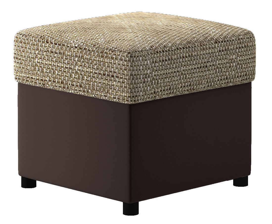 Pouf Aspen | size: Width: 45cm, Height: 42cm, Depth: 45cm | color: Berlin/Soft | image: 0 | variant: 1010486