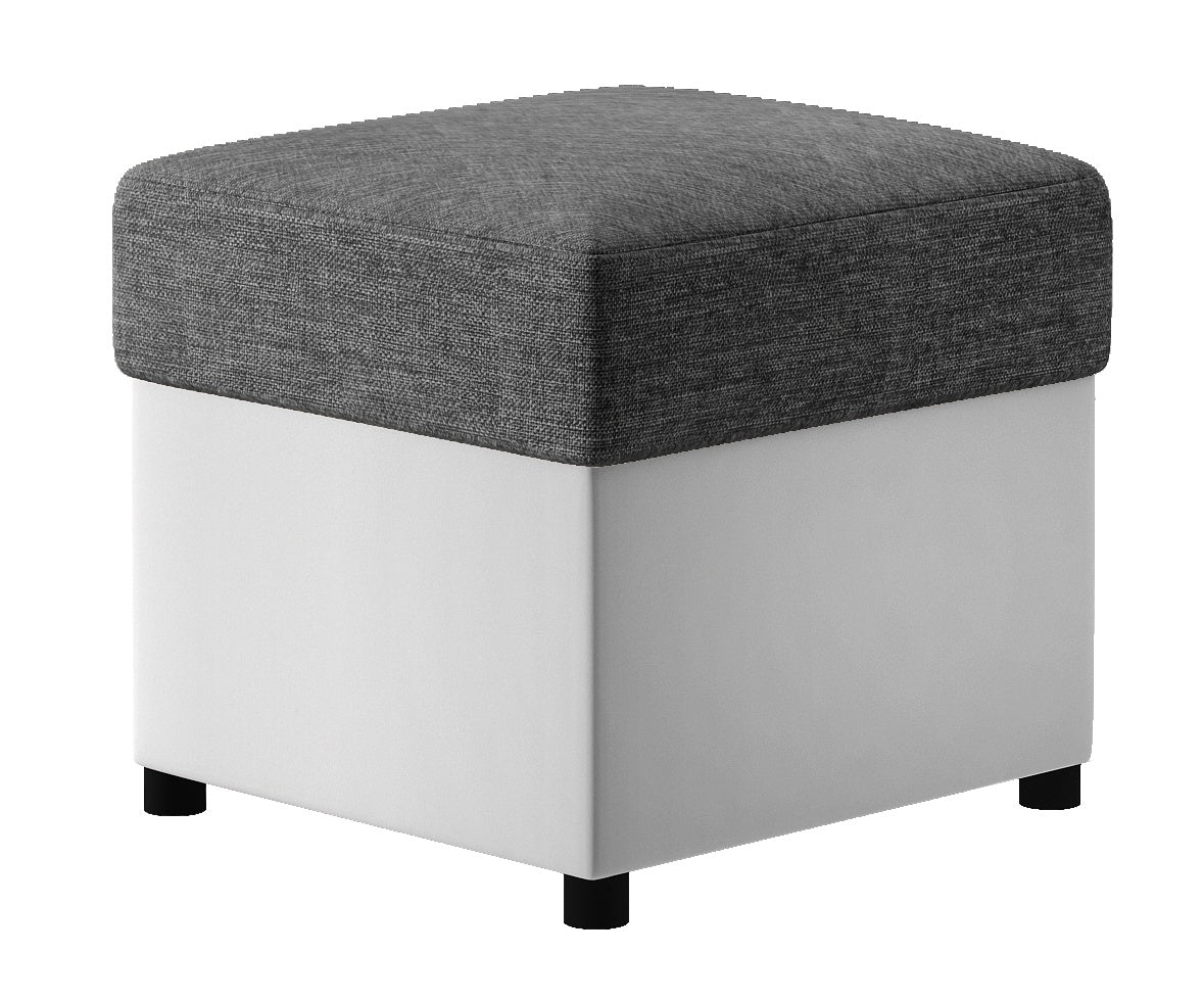 Pouf Aspen | size: Width: 45cm, Height: 42cm, Depth: 45cm | color: Sawana/Soft | image: 0 | variant: 1010487