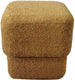 Pouf Bargoed | size: Width: 40cm, Height: 40cm, Depth: 40cm | color: Yellow | image: 1 | variant: 1001420