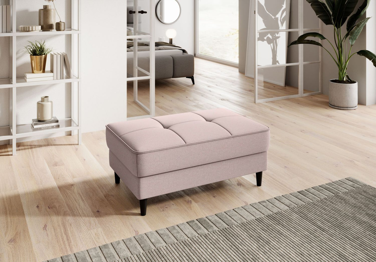 Pouf Bellis | size: Width: 97cm, Height: 42cm, Depth: 62cm | color: Gojo | image: 1 | variant: 1005770