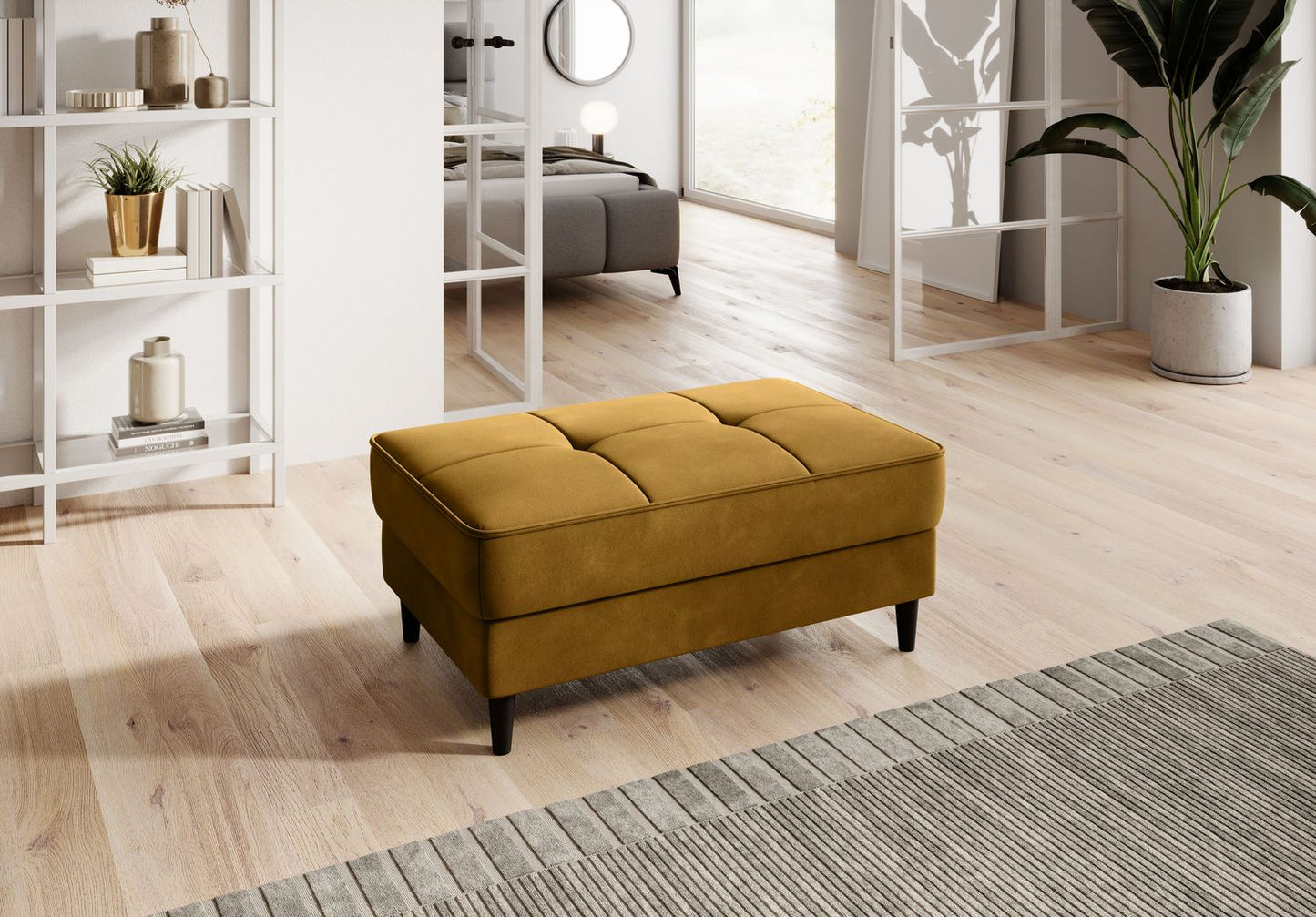 Pouf Bellis | size: Width: 97cm, Height: 42cm, Depth: 62cm | color: Loco | image: 1 | variant: 1005796