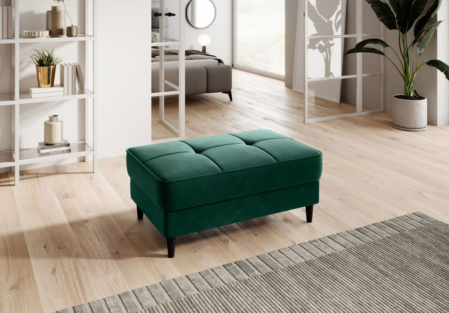 Pouf Bellis | size: Width: 97cm, Height: 42cm, Depth: 62cm | color: Lukso | image: 1 | variant: 1005787