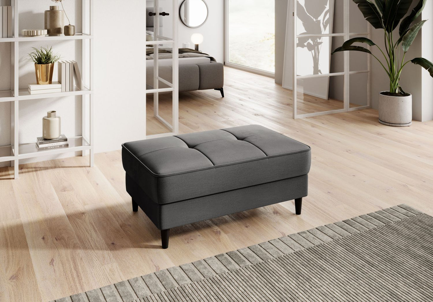 Pouf Bellis | size: Width: 97cm, Height: 42cm, Depth: 62cm | color: Nube | image: 1 | variant: 1005762